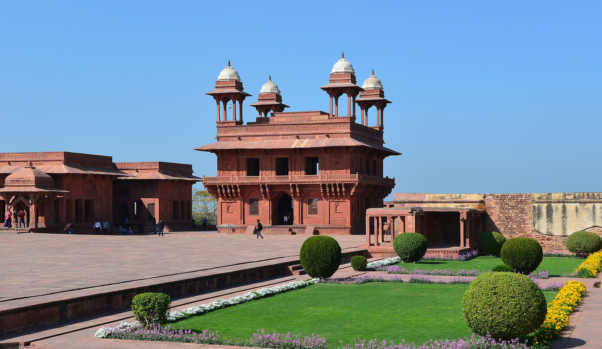 Agra Fort | Indian Press Agra Fort displays red sandstone architecture and gardens, a key historical site reflecting Mughal administration.