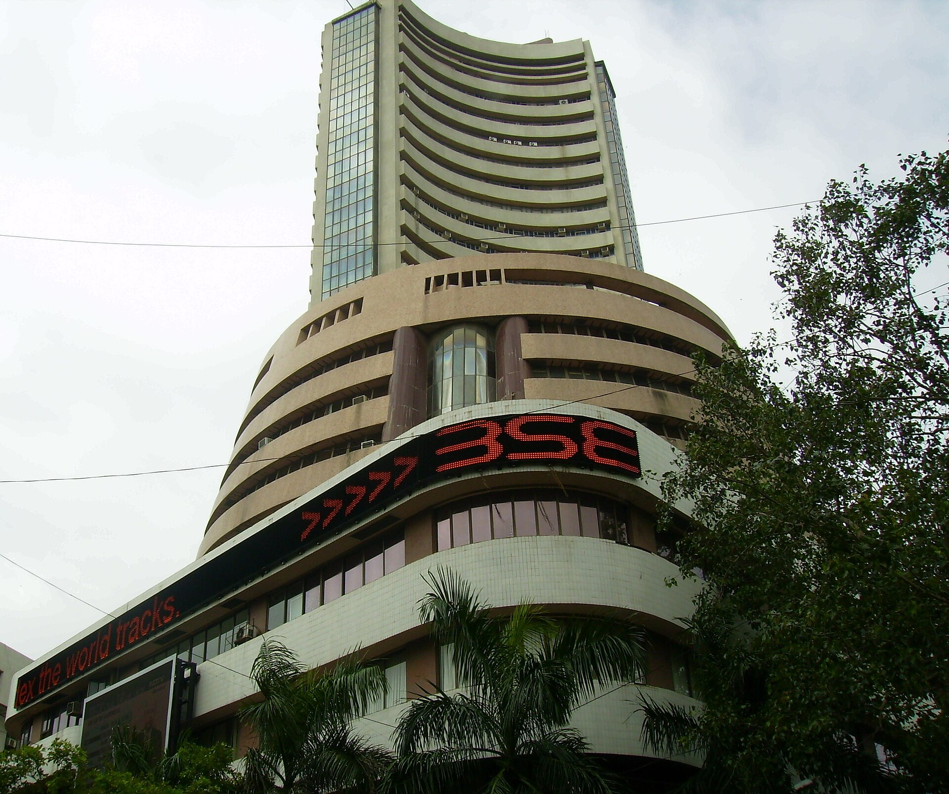 The Bombay Stock Exchange building in Mumbai, a key hub for Indian business and finance.