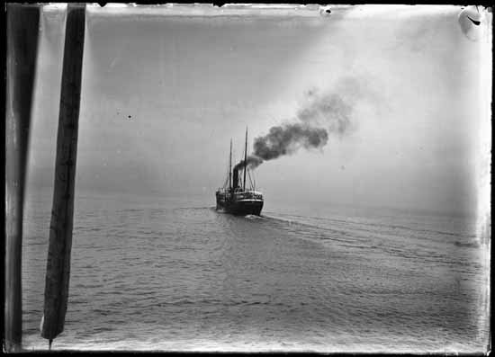 A steamship, the Komagata Maru, departs Vancouver as part of a significant moment in Canadian and Indian history.