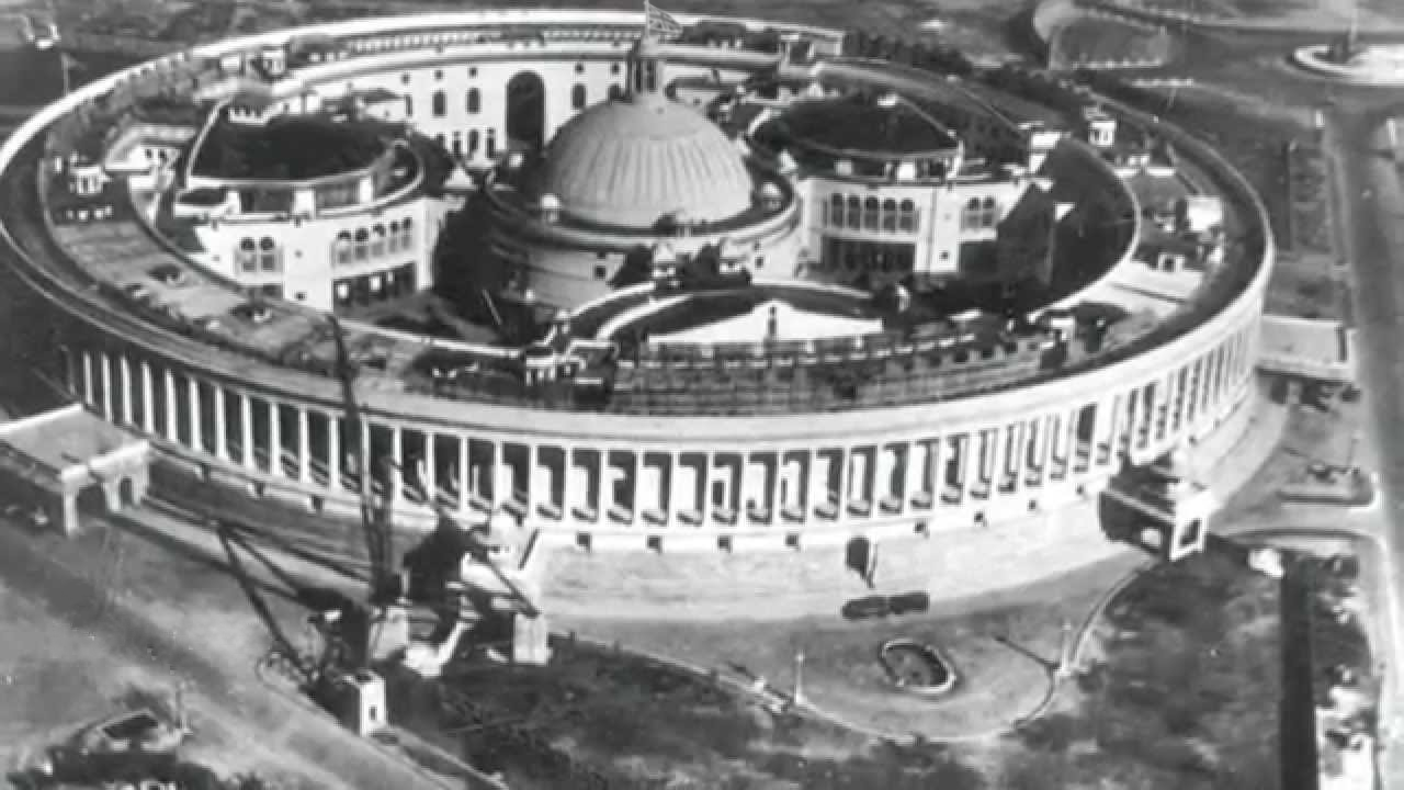 The unfinished United States National Arboretum building in Washington D.C., showcasing unique architecture.